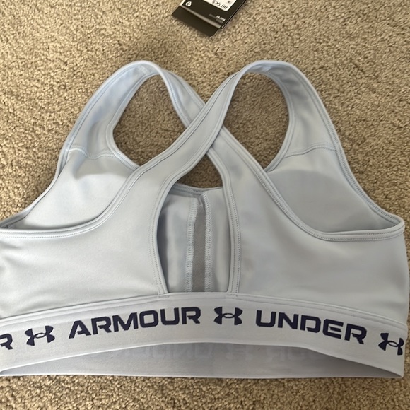 brand new never worn blue under armour sports bra - Picture 2 of 4